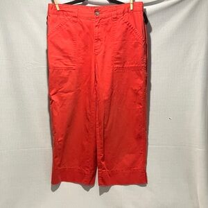 Bill Blass Red High-Rise Jeans